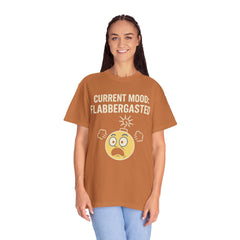 Current Mood: Flabbergasted Unisex Garment-Dyed T-shirt | Funny Graphic Tee, Gift for Friends, Casual Wear, Humor Shirt