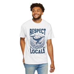 Respect the Locals Whale T-Shirt — Marine Conservation Graphic