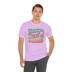 Coastal State of Mind Tee — Retro Beach Graphic T-Shirt