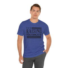 Raising Patriots Tee – Americana Stars & Stripes Family Pride T-Shirt