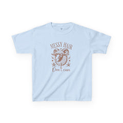 Graphic Kids Tee - Messy Hair Don't Care Sheep