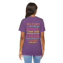 Teacher Appreciation T-Shirt — “Class Dismissed Miss ___” End-of-Year Goodbye Tee