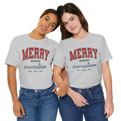 Big MERRY CHRISTMAS Submarine Brotherhood -Unisex Jersey Short Sleeve Tee