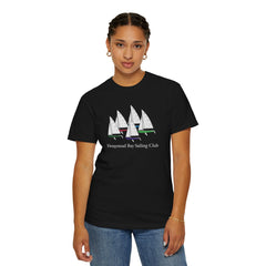 Hempstead Bay Sailing Club T-Shirt — Vintage Sailboat Race Day Tee