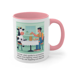 COW TIPPING Awareness - Accent Mugs | Cow Tipping Is Real, Bovine Humor. Gift For Him, Gift For Her, Farm Humor, Cow Fan Gift, Farm Animal