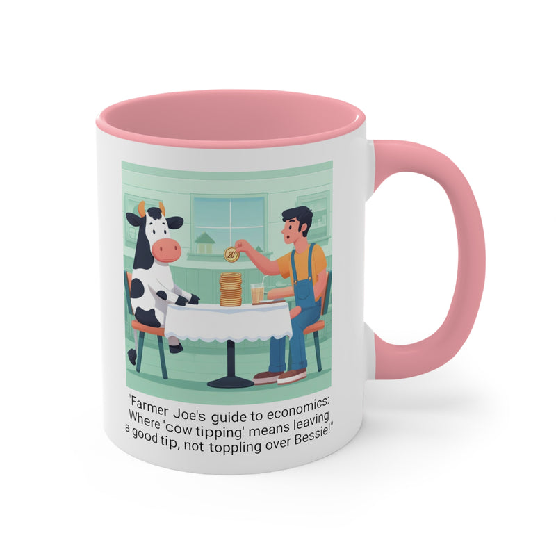 COW TIPPING Awareness - Accent Mugs | Cow Tipping Is Real, Bovine Humor. Gift For Him, Gift For Her, Farm Humor, Cow Fan Gift, Farm Animal