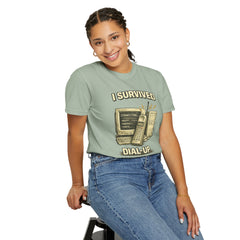 I Survived Dial-Up Vintage Tech T-Shirt