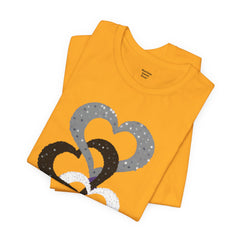 Triple Heart Design Tee