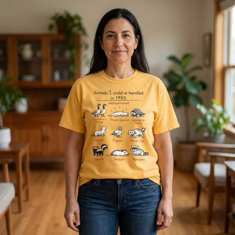 GEN X Animals I Could've Handled in 1985 T-Shirt — Vintage Funny Wildlife Graphic Tee