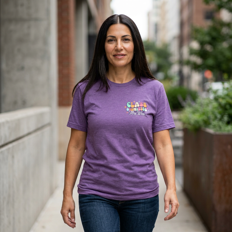 Teacher Appreciation T-Shirt — “Class Dismissed Miss ___” End-of-Year Goodbye Tee