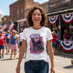 Scout Cool Dog T-Shirt — "You May Be Cool... But You're Not Scout Cool" Graphic Tee