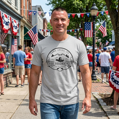 The Hideout Lake Ariel Tee — Vintage Lakeside Cabin T-Shirt