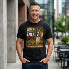 Boomers Started It. Gen X Perfected It. Vintage Hose Water Bottle Graphic Tee