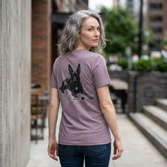 Dog Mom T-Shirt — Personalized Your Dog Image  Tee (Custom Name)