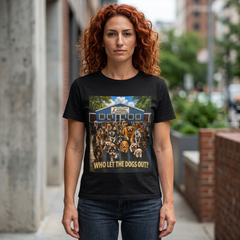 Who Let the Dogs Out? Baldwin Harbor Animal Hospital Graphic Dog Rescue T‑Shirt