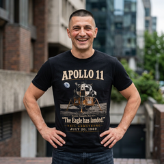 Apollo 11 Moon Landing  — "The Eagle Has Landed" Retro Space Tee