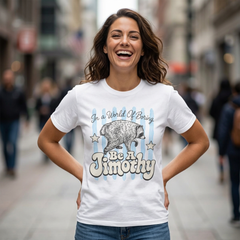 Be A Timothy T-Shirt — Retro Raccoon Graphic Tee ("In a World of Boring")