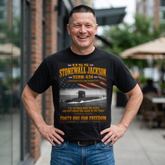 USS Stonewall Jackson SSBN-634 Submarine T-Shirt — Forty One For Freedom Military Tee