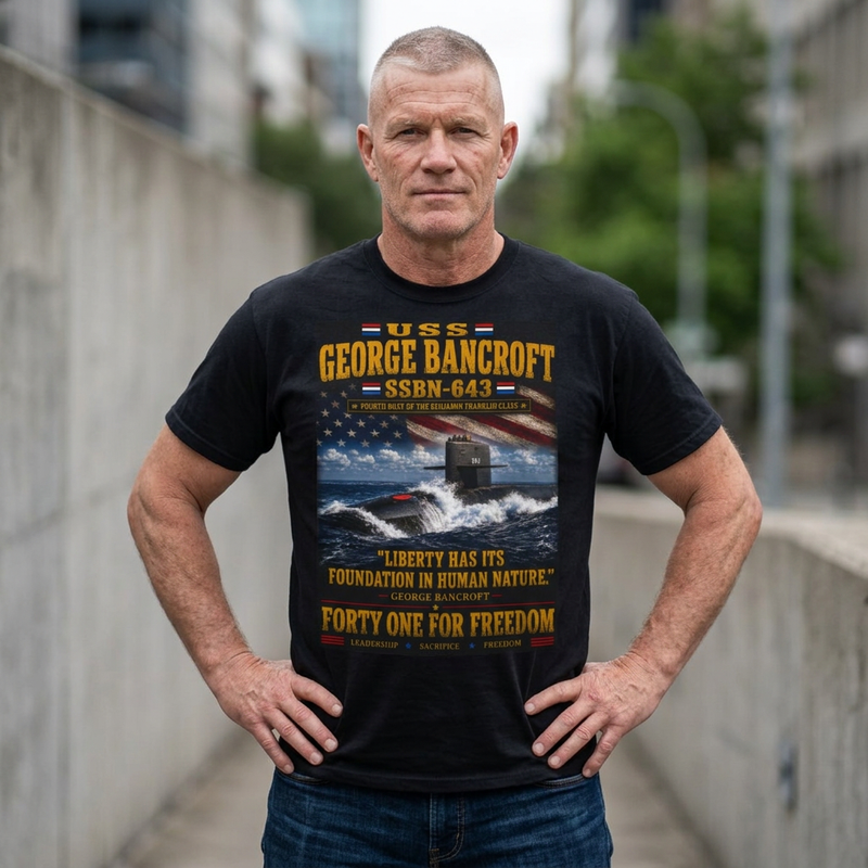 USS George Bancroft SSBN-643 T-Shirt — 