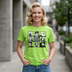 The Brainy Bunch Tee — Vintage Scientist Portraits Graphic T-Shirt