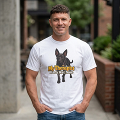 My Therapist Has a Wet Nose Personalized with your dog(s) image T-Shirt