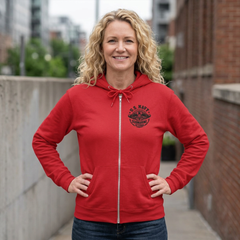 Submariner Red Friday Full-Zip Hoodie — "On Fridays We Wear Red" Patriotic Support Sweatshirt