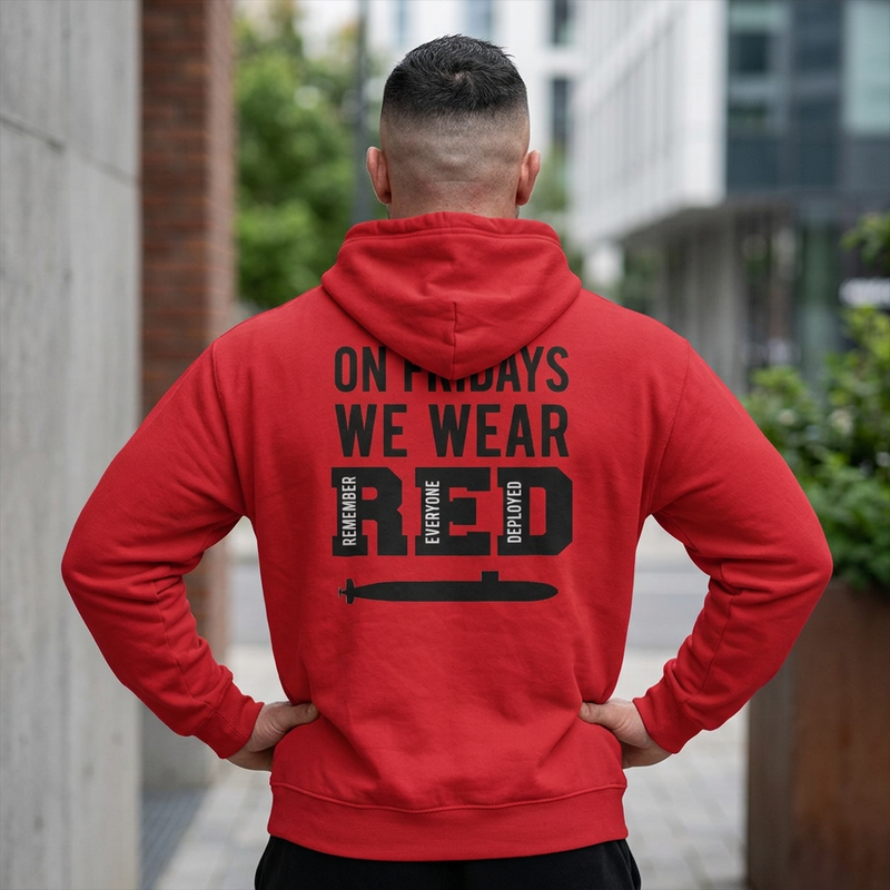 Submariner Red Friday Full-Zip Hoodie — 