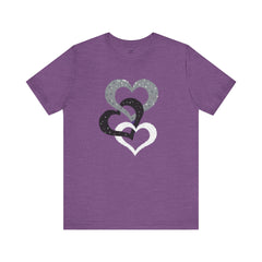 Triple Heart Design Tee