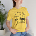 Volleyball Junkie T Shirt,Volleyball t-shirt,spike shirt,volleyball gift,sports tee,team shirt,player gift,coach gift,Love Volleyball,Spike