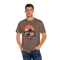 Yellowstone National Park Graphic, Comfort Colors Soft Relaxed Fit Unisex Garment-Dyed T-shirt