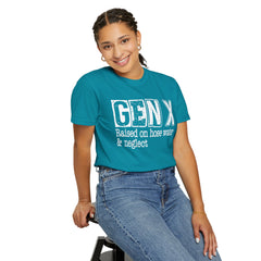 Raised on Hose Water and Neglect — Retro Graphic T-Shirt (Vintage Gift for Gen X)