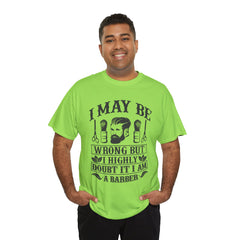 Humorous Barber Tee, Funny Barber Gifts, Unisex Cotton Shirt, Barber Appreciation, Father's Day Gift Tee, Hair Stylist T-Shirt