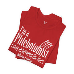 Phlebotomist Humor Tee, Funny Medical Shirt, Nurse Gift, Blood Tech Wear, Cute Phlebotomy Humor, Healthcare Apparel