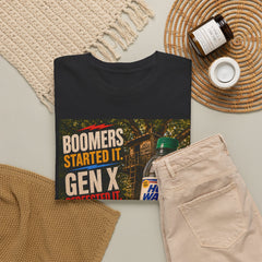 Boomers Started It. Gen X Perfected It. Vintage Hose Water Bottle Graphic Tee