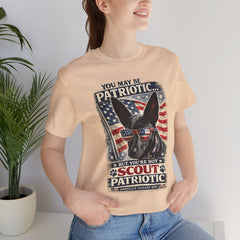 Personalized with your Dogs name and image - Patriotic Dog T-Shirt
