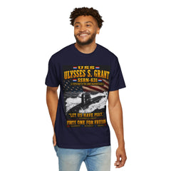 USS Ulysses S. Grant SSBN-631 41 For Freedom T-Shirt — "Let Us Have Peace" Quote