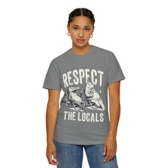 Alligator and Manatee Respect the Locals T-Shirt — Vintage Beach Vibes Graphic Tee