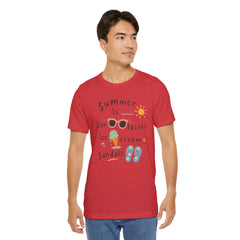 Summer Is — Graphic Tee (Sunglasses, Ice Cream & Sandals)