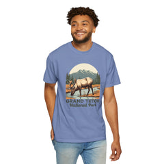 Grand Teton National Park Graphic, Comfort Colors Soft Relaxed Fit Unisex Garment-Dyed T-shirt