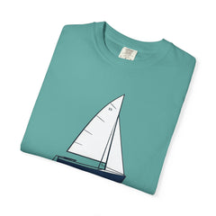 Hempstead Bay Sailing Club Graphic T-Shirt — "Real Sailors Fly Scots" Nautical Tee