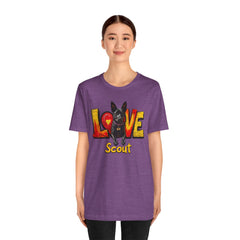 Personalized Love Your Dog T-Shirt — Designed with your dogs name and picture Graphic Tee
