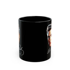 Portrait of Elvis Graphic - Black Mug (11oz, 15oz)