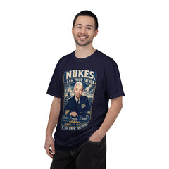 Nukes I Am Your Father Vintage United States Navy Nuclear Power Submarine Graphic T-Shirt