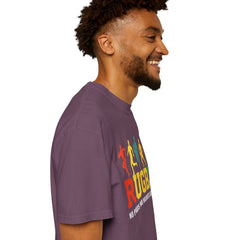 Rugby Players Rainbow Graphic T-Shirt