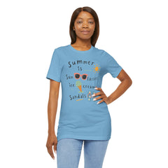 Summer Is — Graphic Tee (Sunglasses, Ice Cream & Sandals)