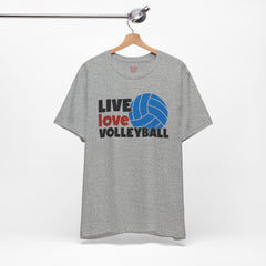 Live Love Volleyball T Shirt,gift for her,gift for him,volleyball gift,sports tee,team shirt,player gift,coach gift,Love Volleyball,Spike it