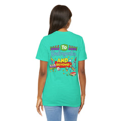 Personalized Name Kindergarten Teacher T-Shirt —  Kindergarten and Beyond Graphic Tee