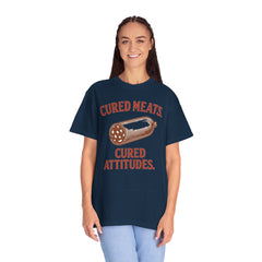 Cured Meats Graphic Tee - Funny Foodie Wear, Gift for Meat Lovers