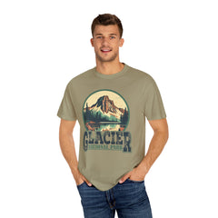 Glacier National Park Graphic, Comfort Colors Soft Relaxed Fit Unisex Garment-Dyed T-shirt