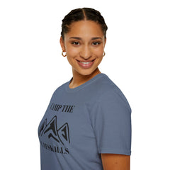 Camp The Catskillsi Unisex Softstyle T-Shirt  Catskill Mountains New York